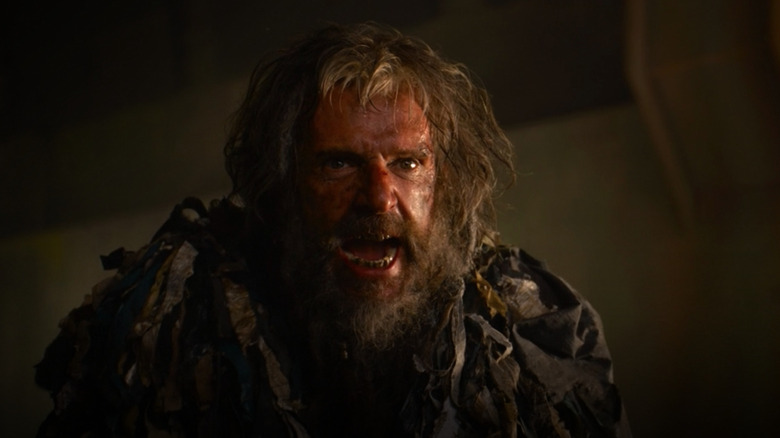 The Merovingian shouting