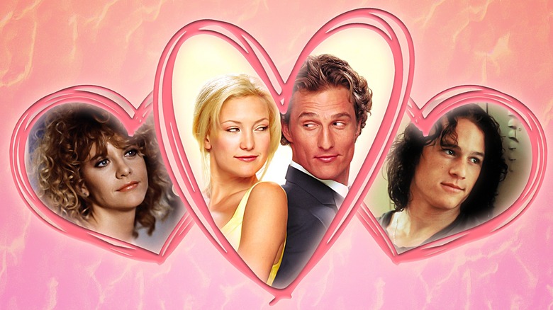 Meg Ryan, Kate Hudson, Matthew McConaughey and Heath Ledger in rom-coms
