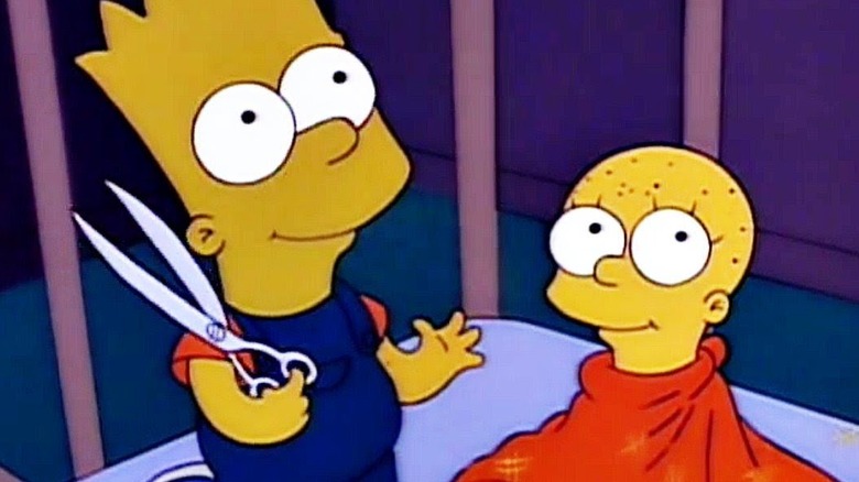 Baby Lisa and little Bart in "Lisa's First Word" on "The Simpsons" (1992)