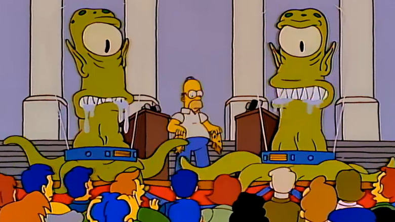 Kang and Kodos in "Treehouse of Horror VII" (1996)