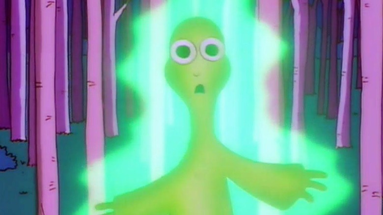 The mysterious alien entity from "The Springfield Files" (1997)