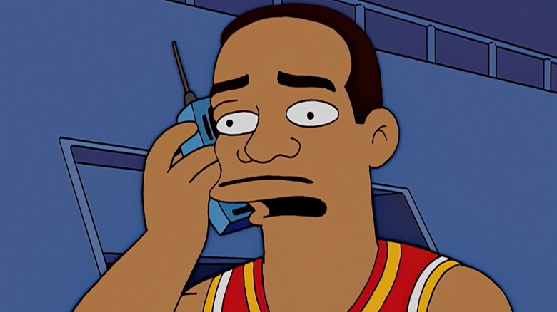 LeBron James in "Homer and Ned's Hail Mary Pass" (2005)