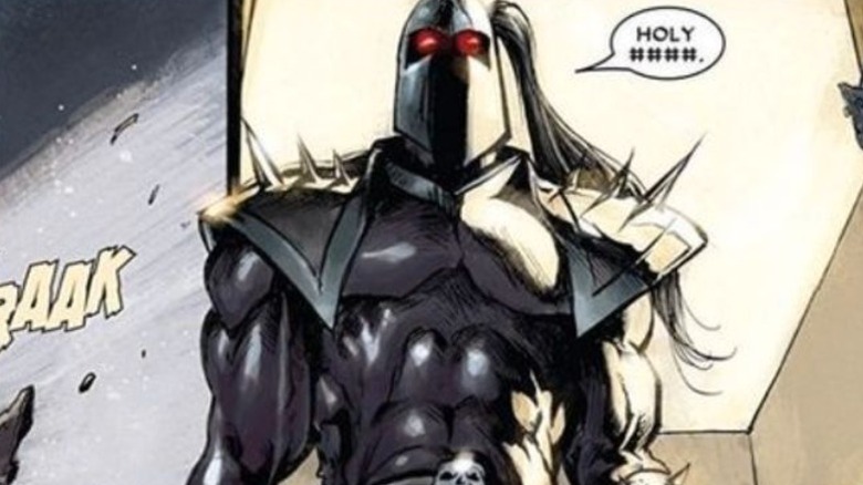 Black Spectre looking shocked.