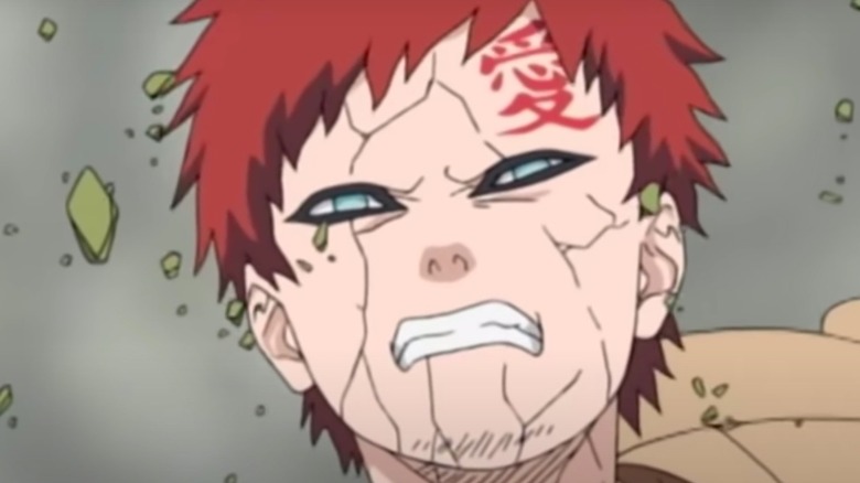 gaara cracking face