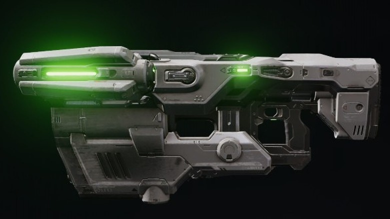 A large gun