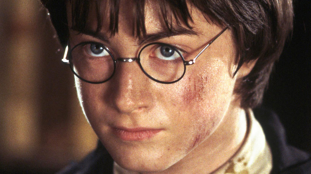 Harry Potter scratched face