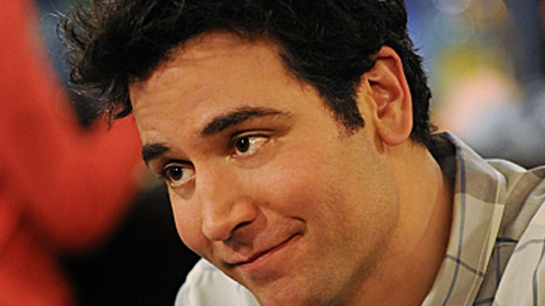 Ted mosby smiling smugly