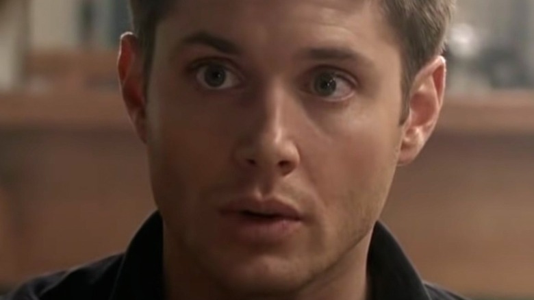 Dean Winchester looking shocked