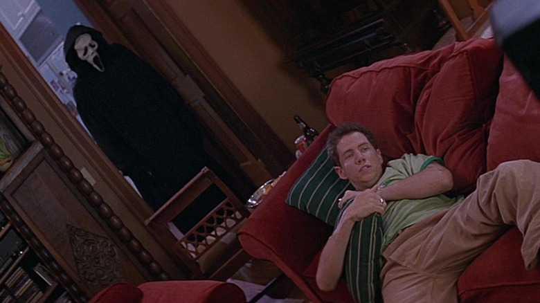 Ghostface behind Randy