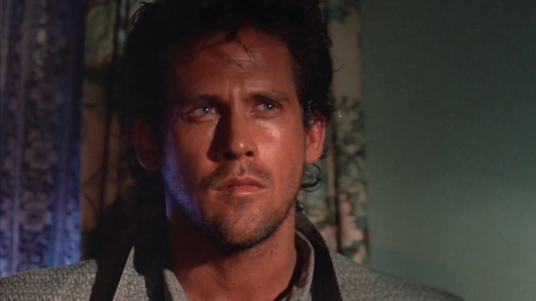 Michael Dudikoff glares