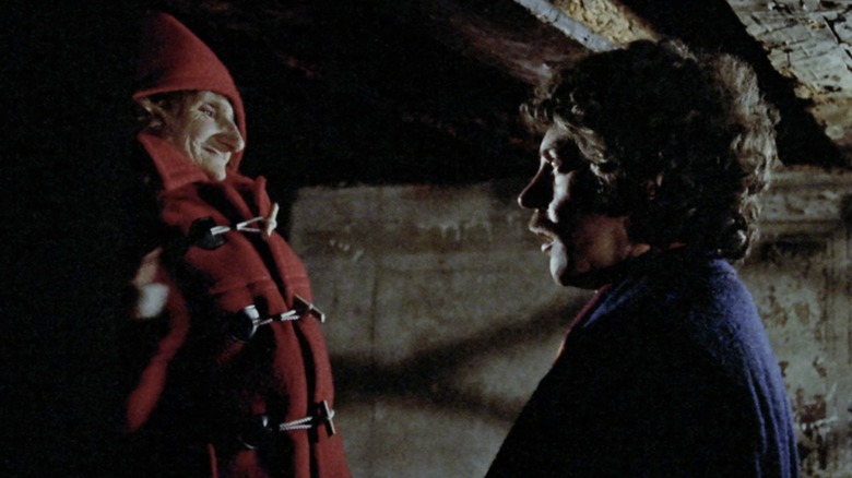 The killer confronts John in "Don't Look Now" (1973)