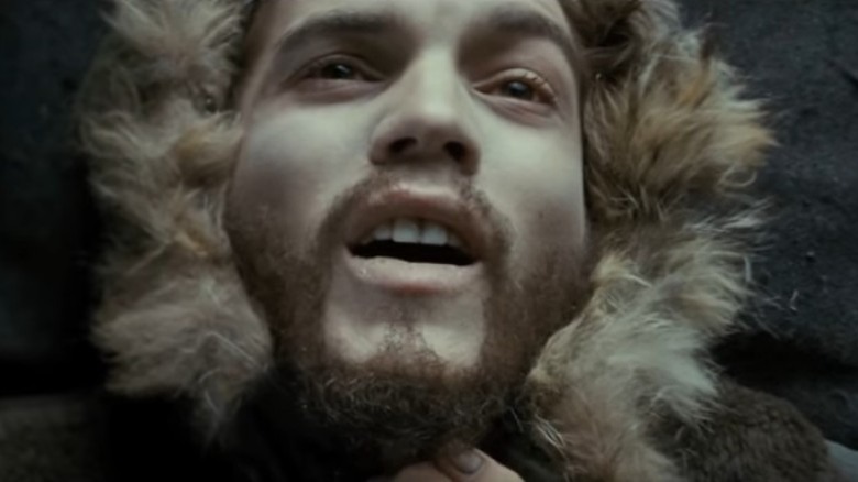 Chris McCandless in his final moments in "Into the Wild" (2007)