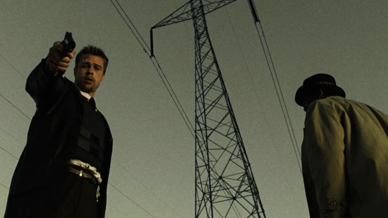 Mills kills John Doe while Somerset watches helplessly in "Seven" (1995)