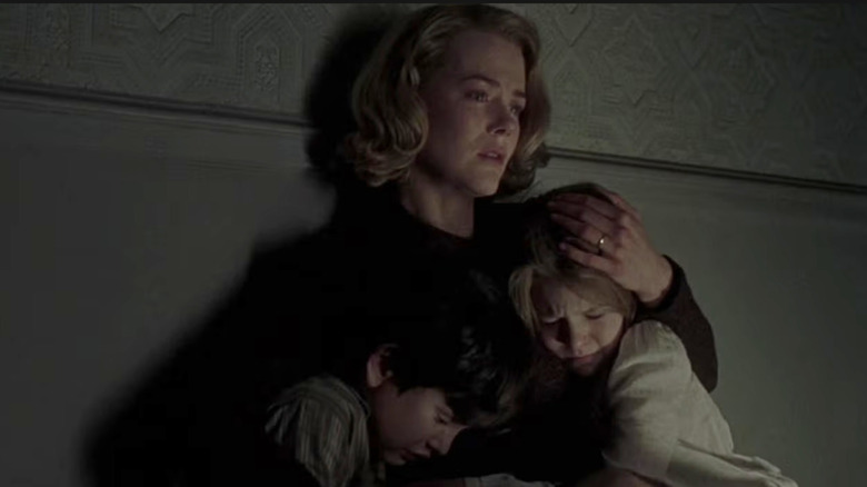 Grace comforts her children in "The Others" (2001)