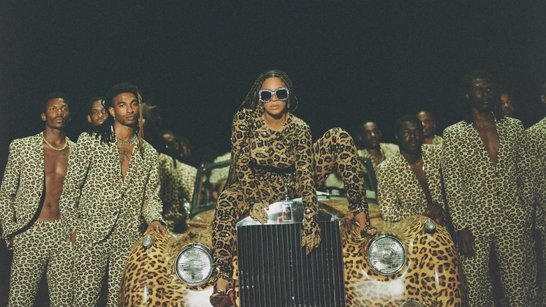 Beyonce Knowles in one of Black Is King's musical numbers