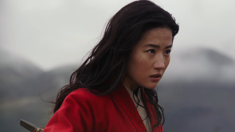Yifei Liu with hair down