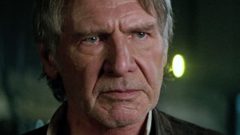 Harrison Ford as Han Solo in Star Wars: The Force Awakens