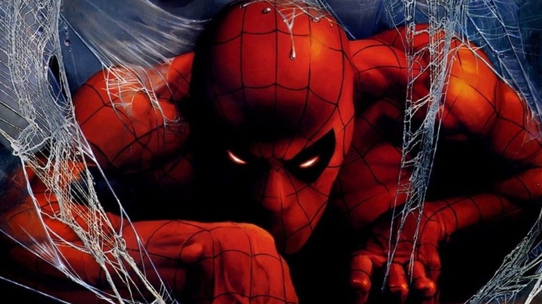 Spider-Man looking terrifying