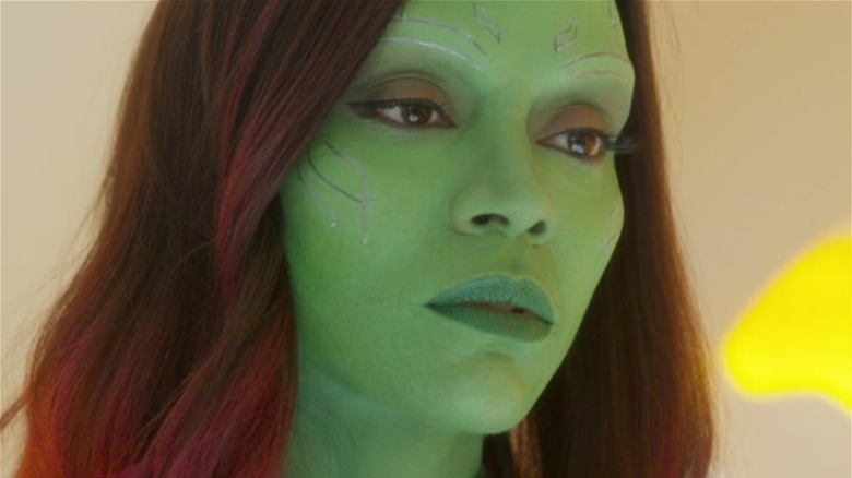 Gamora looking serious