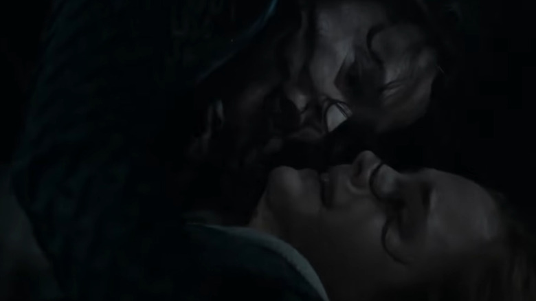 Bellatrix menacing Hermione