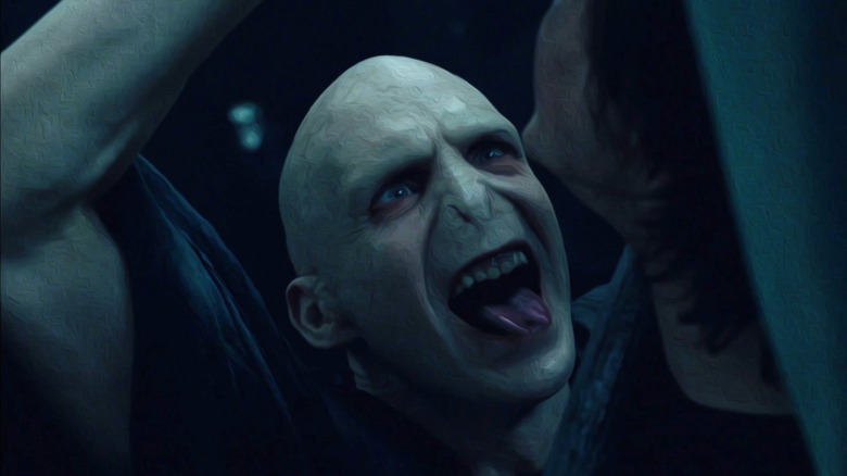 Voldemort torturing Harry