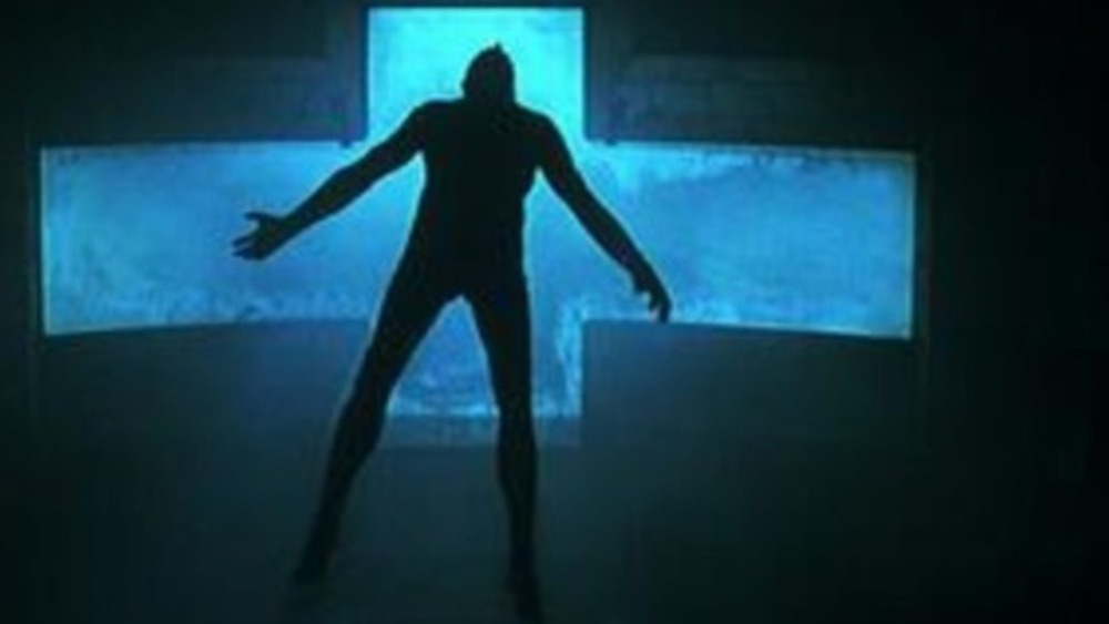 Sam Neill hovers in Event Horizon