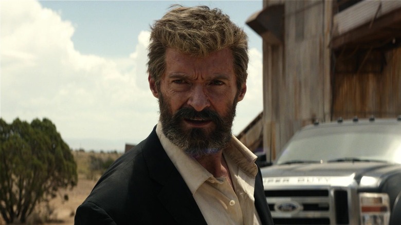 Logan glaring in Logan (2017)