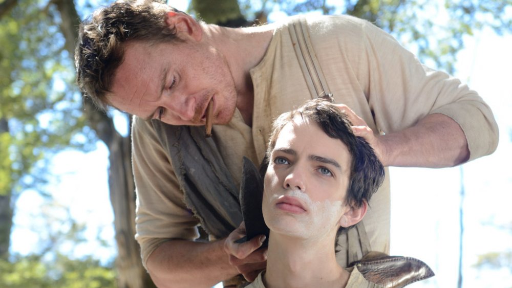 Michael Fassbender and Kodi Smit-McPhee in Slow West