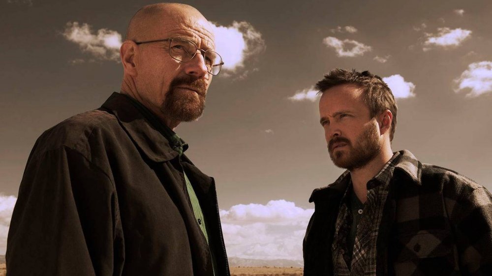 Bryan Cranston and Aaron Paul in Breaking Bad promo materials