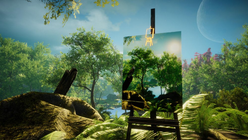 A pretty canvas
