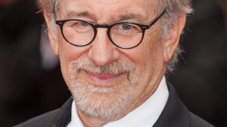 Steven Spielberg on the red carpet