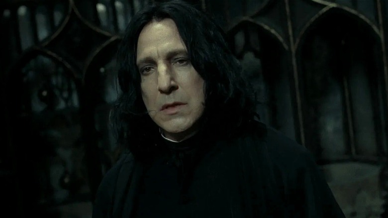 Snape on astronomy tower Harry Potter