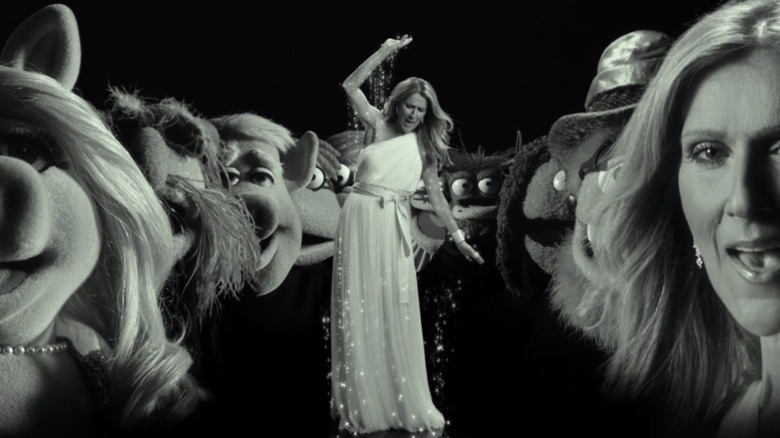 Céline Dion singing with the Muppets