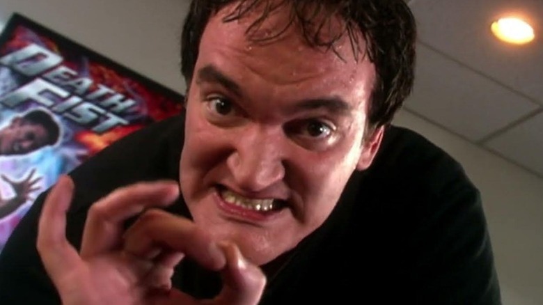 Quentin Tarantino pitching to Kermit