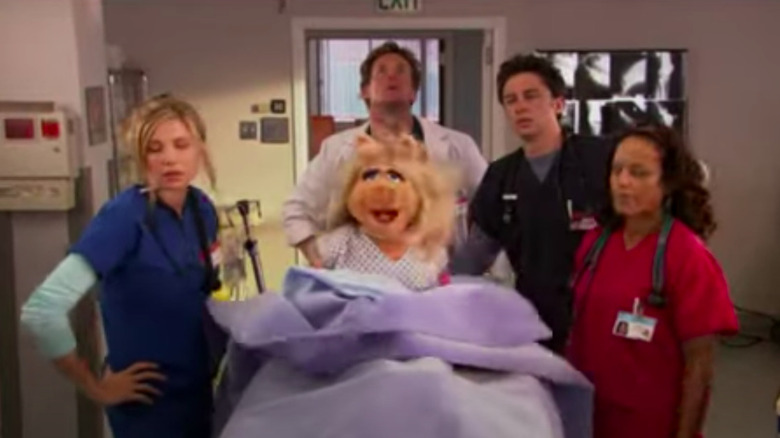 Miss Piggy acting on Scrubs