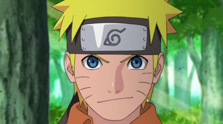 Naruto smirking confidently