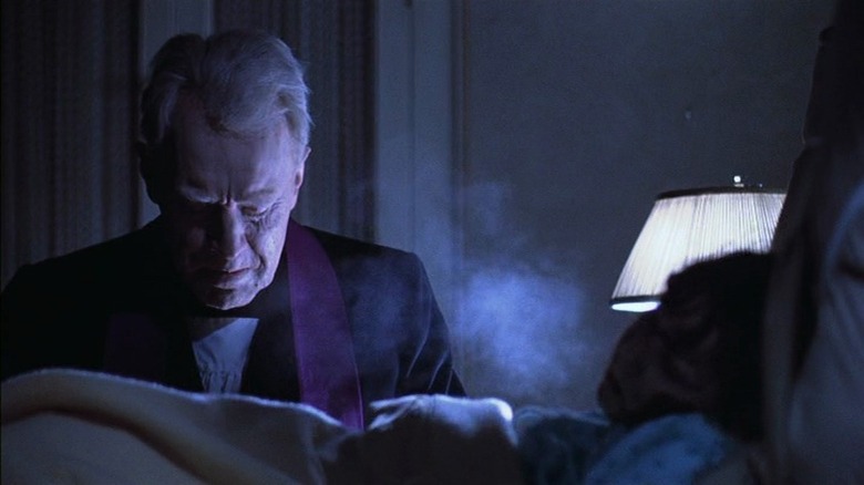 Father Merrin performs exorcism