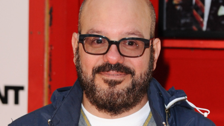 David Cross wearing glasses