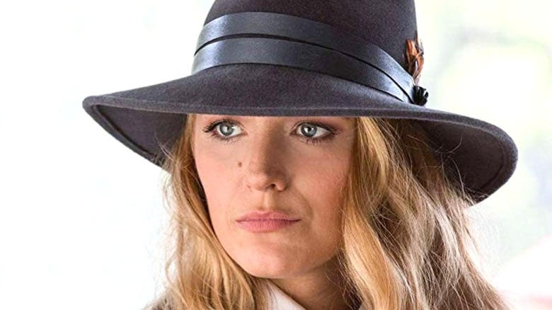 Blake Lively wearing hat