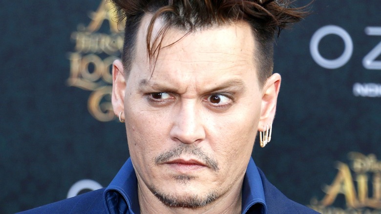 Johnny Depp Alice through the looking glass red carpet