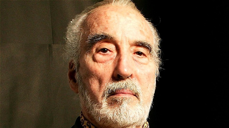 Sir Christopher Lee serious