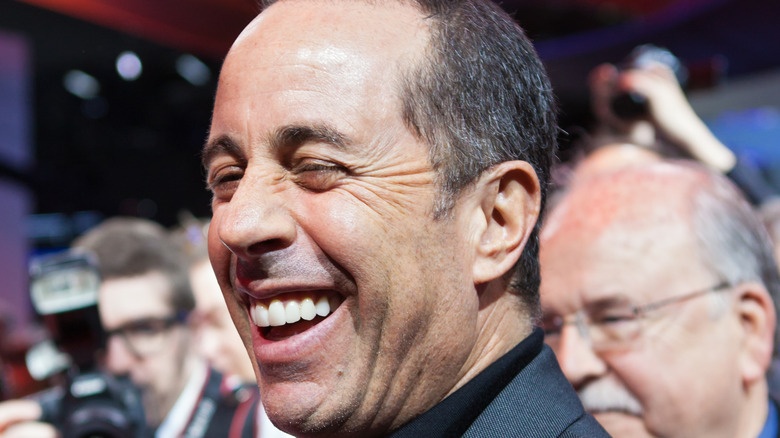 Jerry Seinfeld laughing