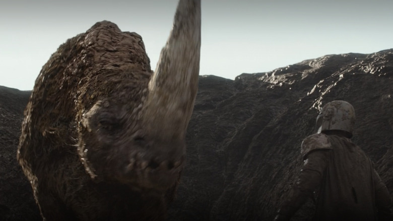 The mudhorn in Season 1, Episode 2 of The Mandalorian