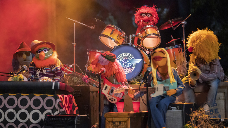 The Electric Mayhem playing music