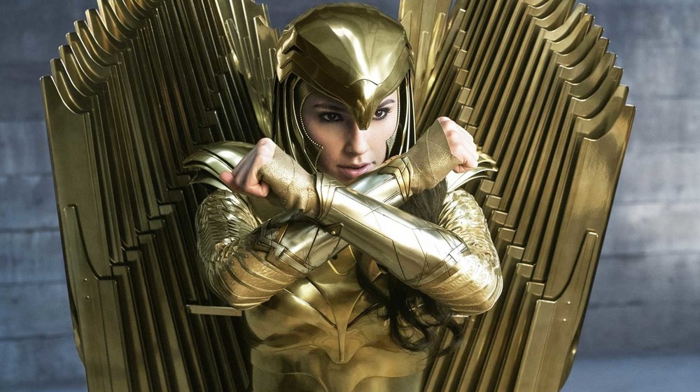 Wonder Woman in golden armor