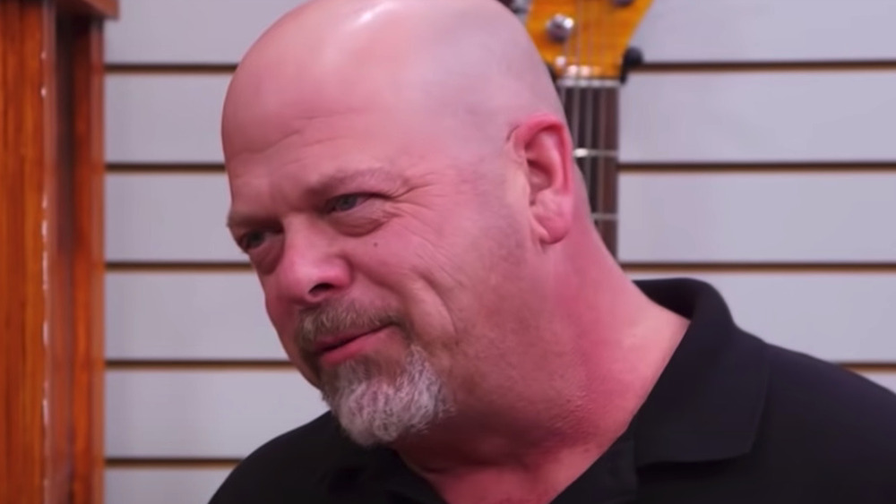 Rick Harrison in the shop