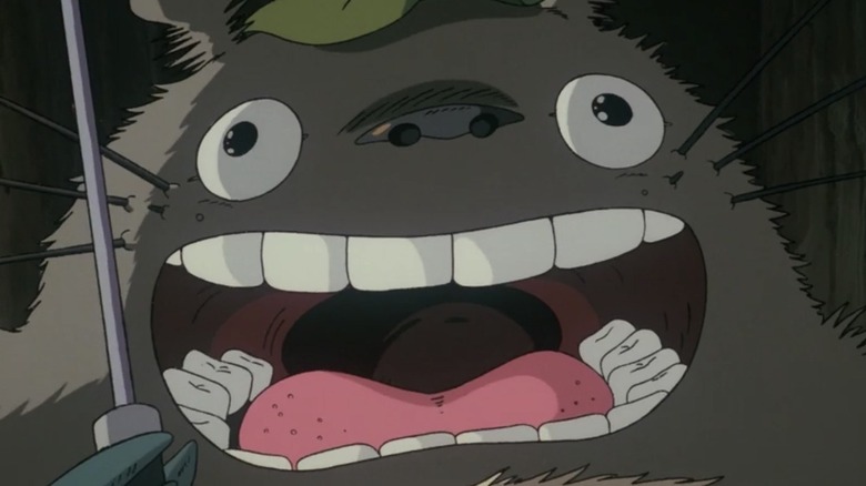 Totoro getting excited