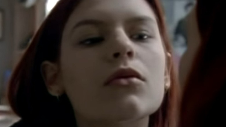 Angela Chase looking in a mirror