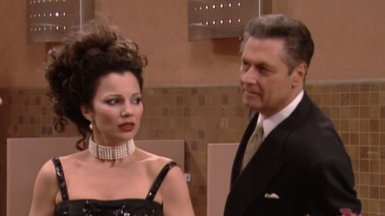 Fran looks glam near doctor
