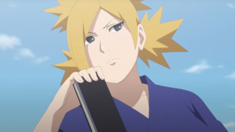 Temari contemplates her attack